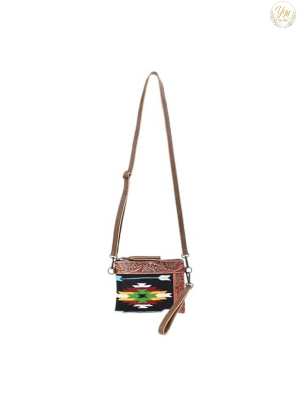 Women's Genuine Cowhide Leather Shoulder Bag Adjustable Sling Handbag Crossbody